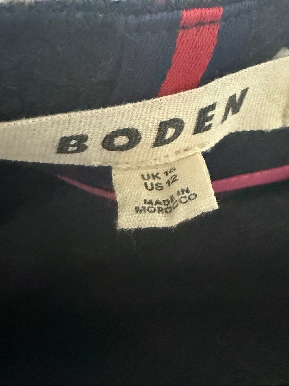 Boden Hayley Wool Blend Slip Skirt -Navy And Green Check - Picture 10 of 10